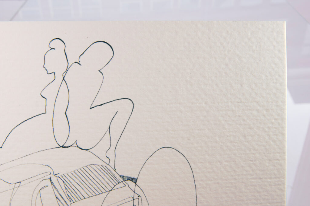 kaart op recycled papier 2