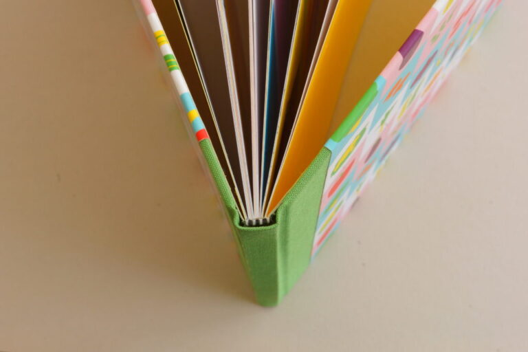 Hardcover boek op recycled papier